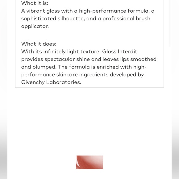 *SOLD Givenchy lip gloss - Picture 2 of 2